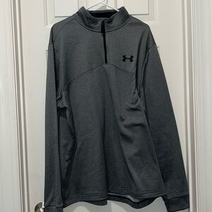 Under Armour three-quarter length zip pulled over